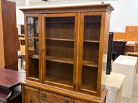 Mid-Century Coffee Brown China Cabinet