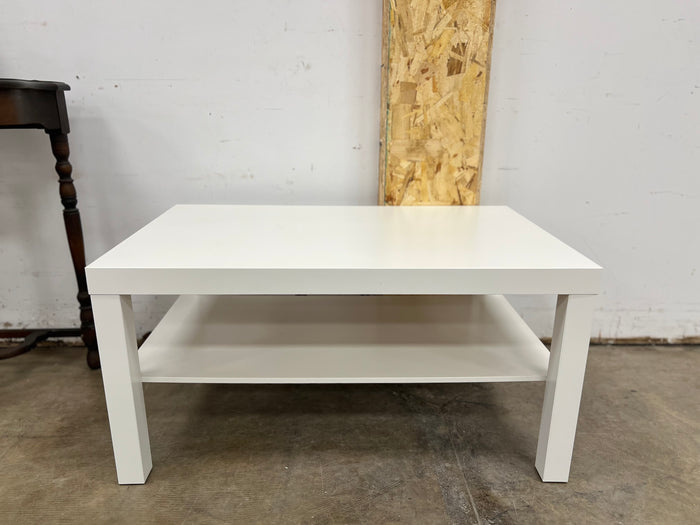 White Wooden Coffee Table