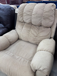 Cream Padded Electric Recliner Lounge Chair