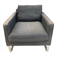 Melby Grey Upholstered Armchair