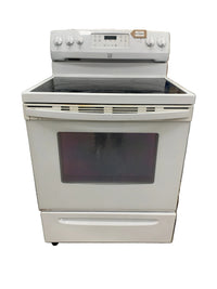 White Kenmore Glass Top Stove