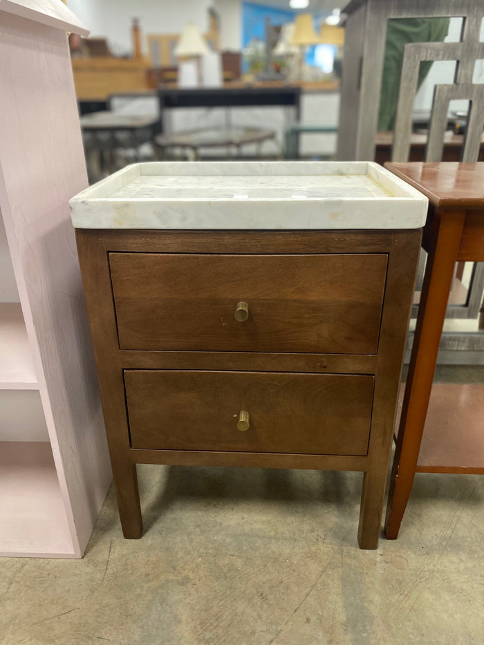 Marble Top Side Table