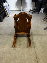 Small Unique Wooden Rocking Chair