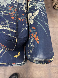 Blue Floral Loveseat