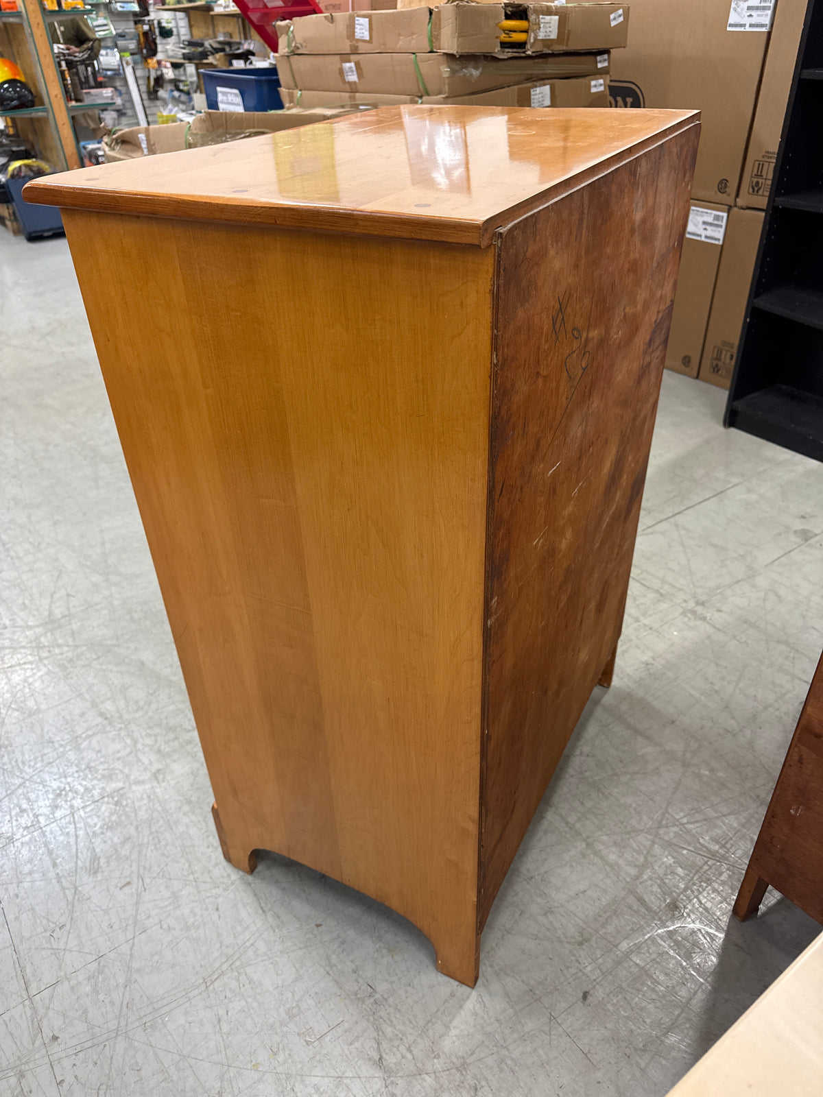 30 In. Wide Vintage Vilas Rock Maple Chest Of Drawers