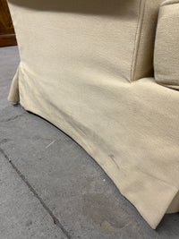 84" W Cream Sofa