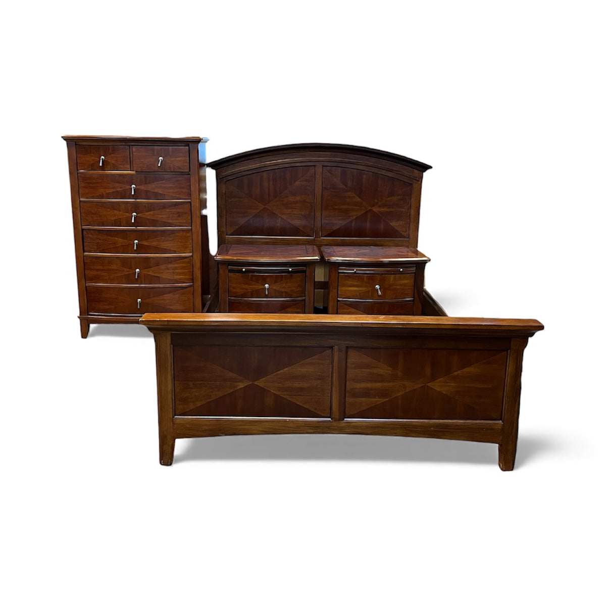 Dark Brown 4 Piece Bedroom Furniture Set