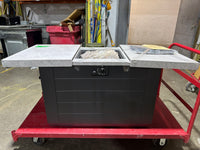 Sunjoy 40-in W Lambert LP Liquid Propane Gaz Fire Table w/ Steel Marble-Look Sliding Tabletop - 37,000 BTU
Article #332084441 Model #A302018310