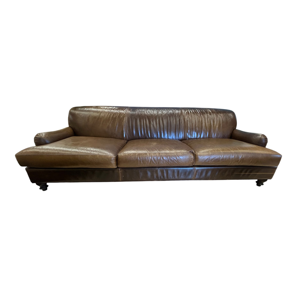 Eleganza Genuine Leather Long Sofa Made in Canada