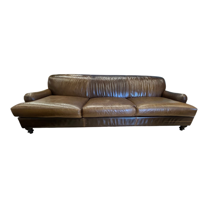 Eleganza Genuine Leather Long Sofa Made in Canada