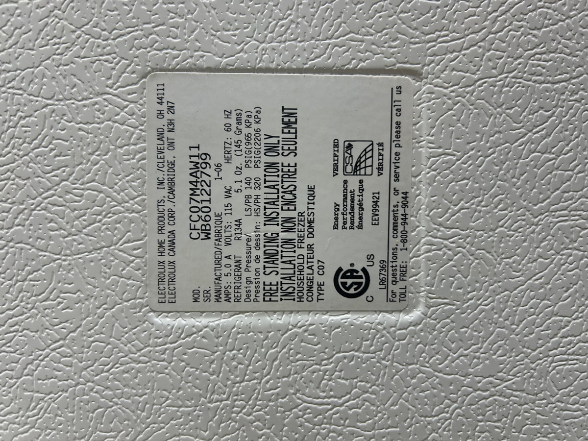 Electrolux Chest Freezer (As is)