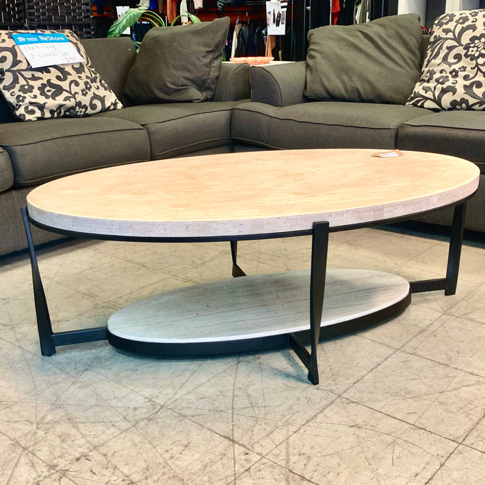 53-Inch Oval Berkshire Cocktail Table