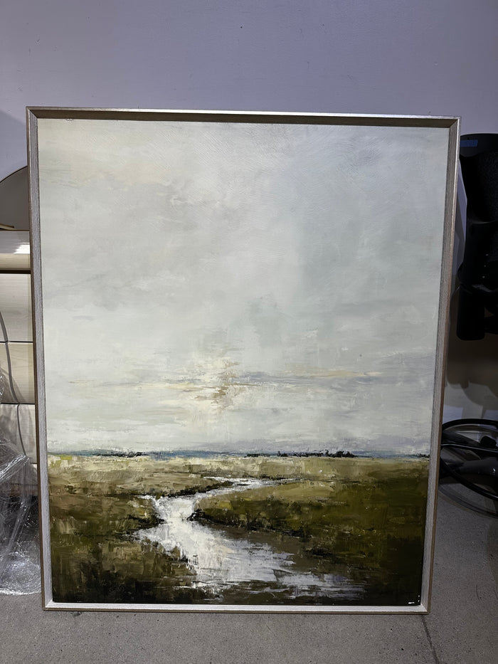 Winter Morning Marsh Painting