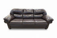 3 Seater Brown Leather Sofa