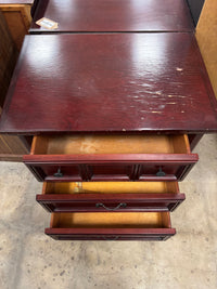 Dark Cherry Wood Nightstand