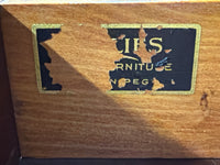 Antique Hand-painted Humidor Cabinet