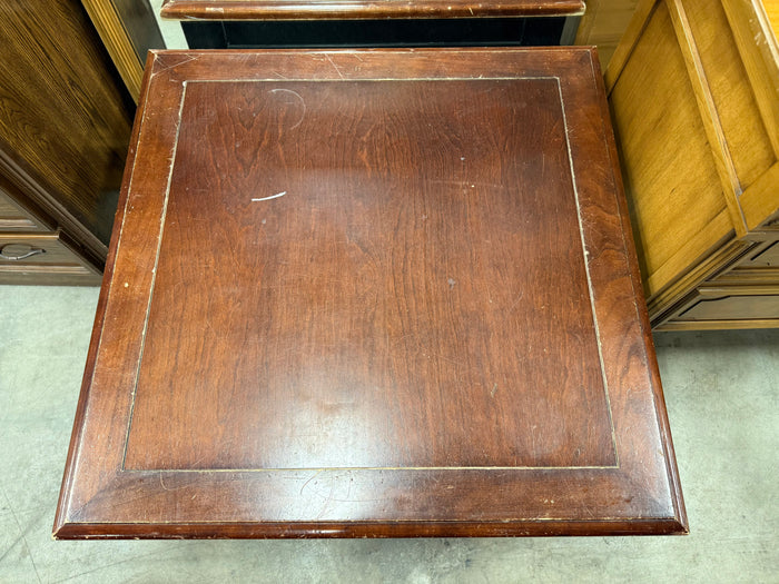 Dark Brown Square Coffee Table
