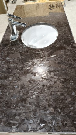 58" Bathroom Vanity with Granite Top