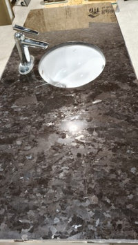 58" Bathroom Vanity with Granite Top