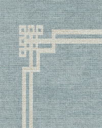3' x 2' The Hiltons Chrysler Border Chambray Blue Rug