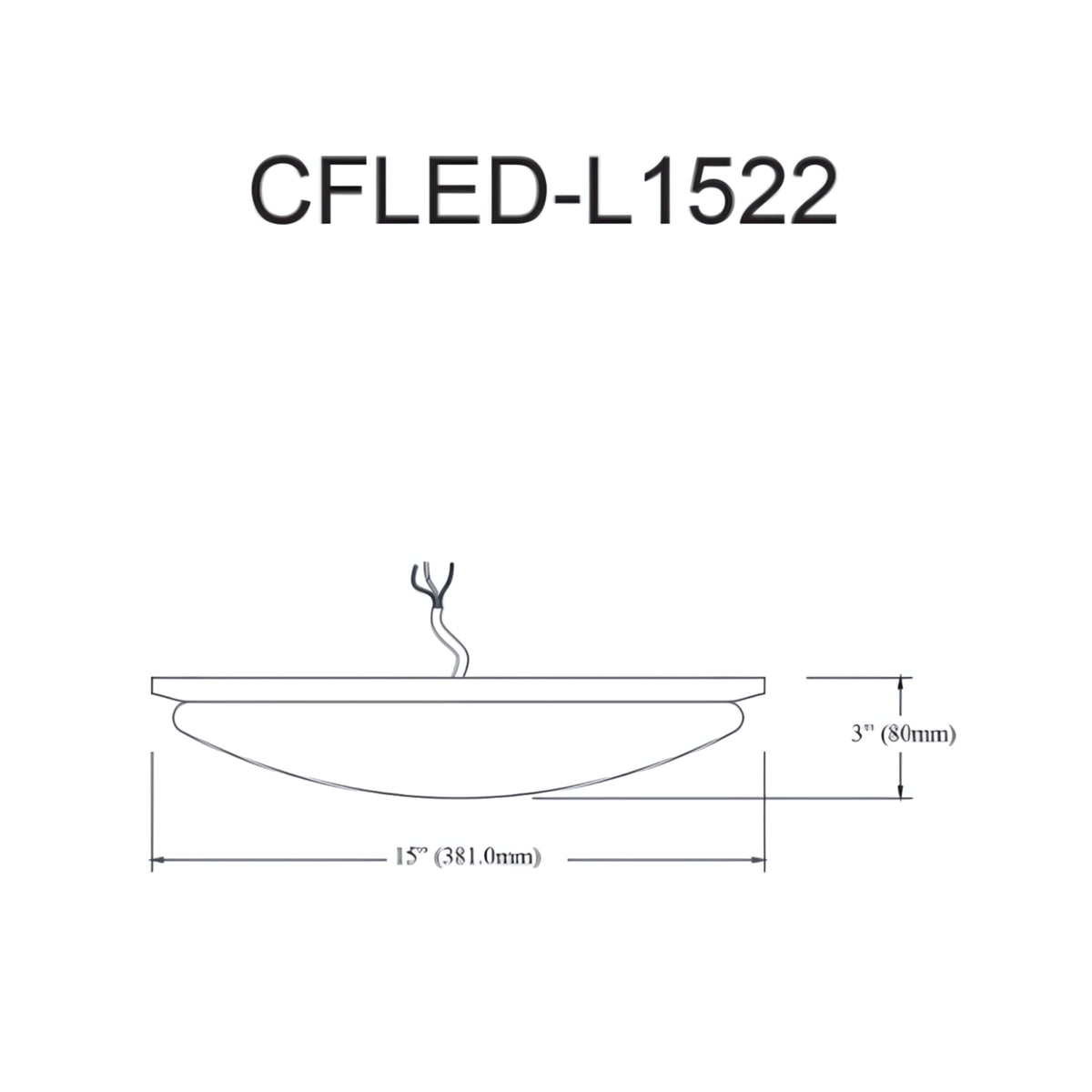 1-Light Polished Chrome Integrated LED Flushmount - White Shade