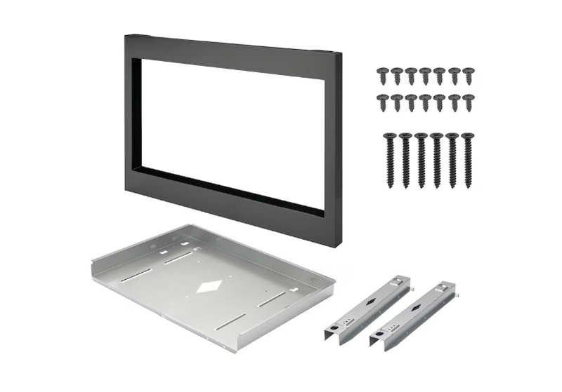30" Gallery Microwave Trim Kit in Dark Stainless-Steel