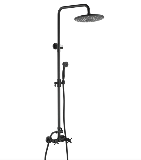 Matte Black Shower Faucet Set