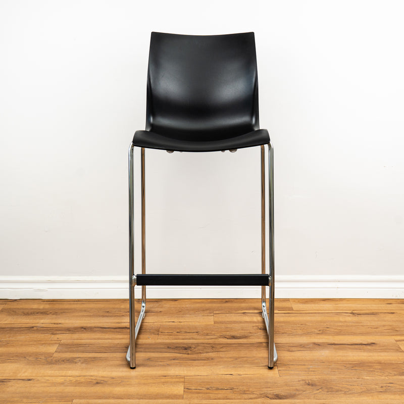 Barstool - Black W 17" x H 30 1/4" x D 16 3/8"