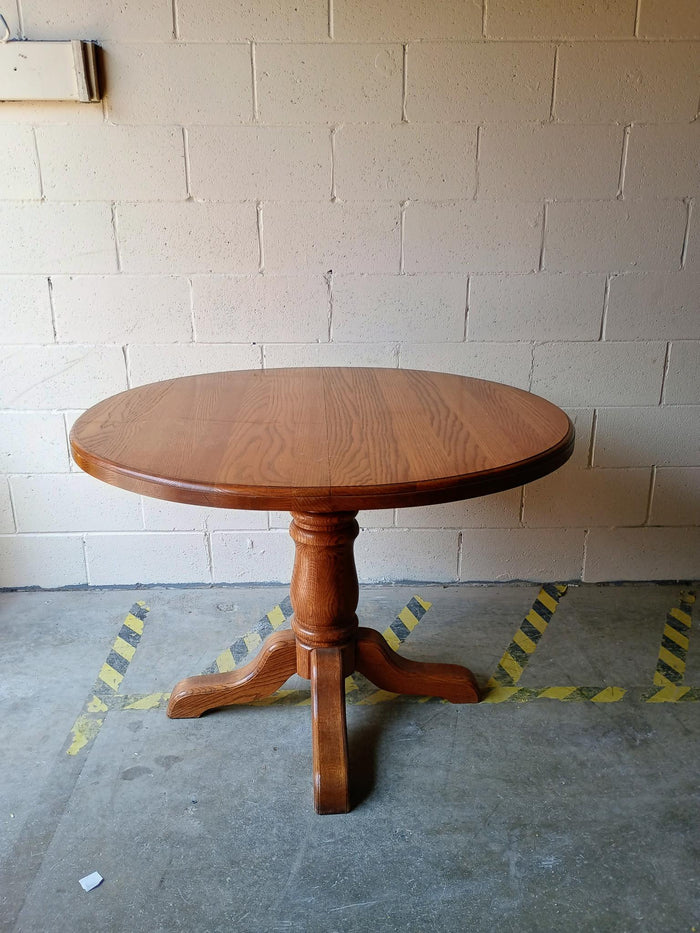 Round Solid Wood Dining Table