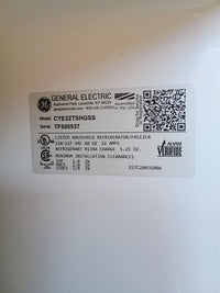 GE French Door Fridge with Bottom Freezer