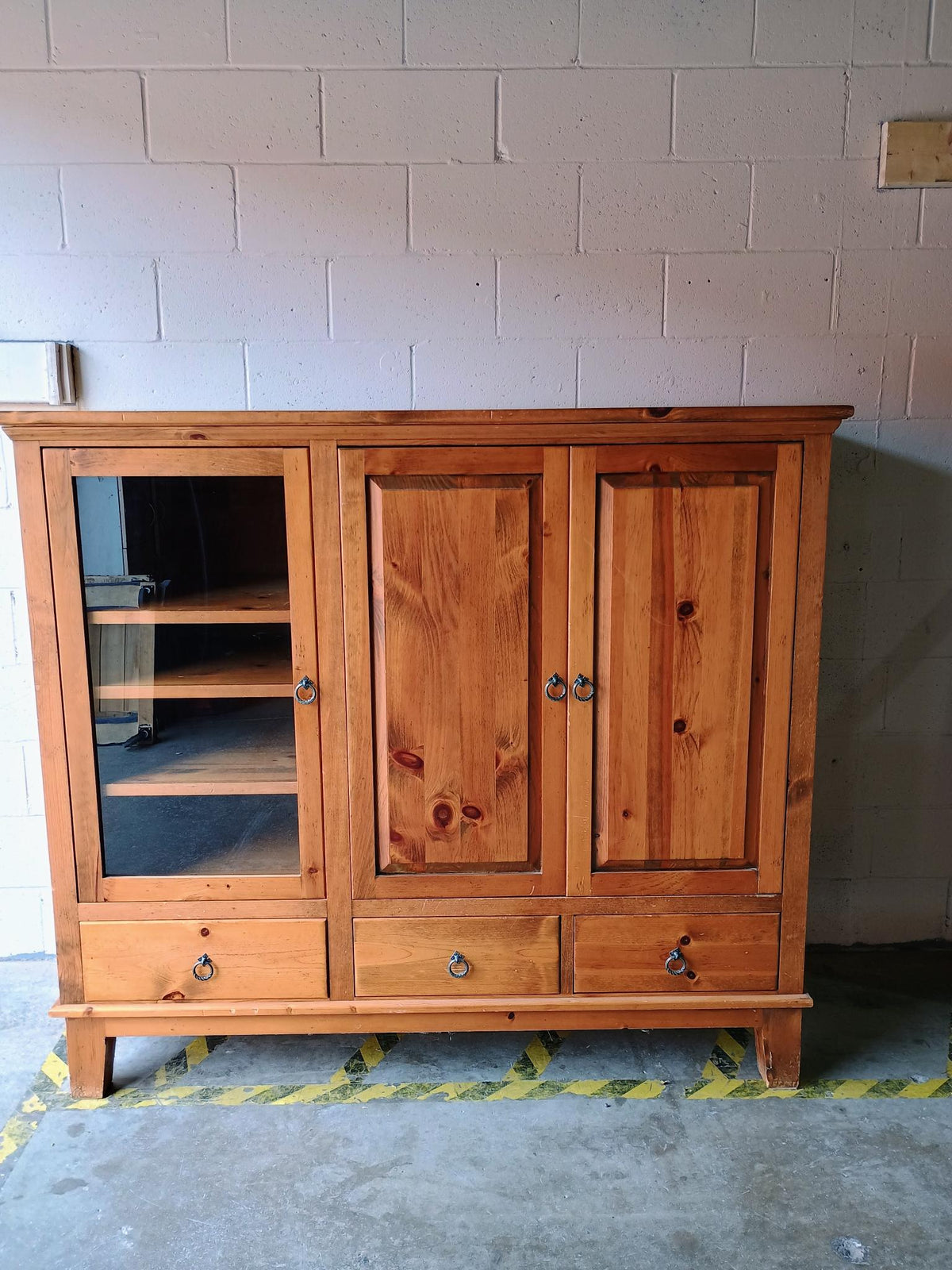 Solid Pine Entertainment Unit