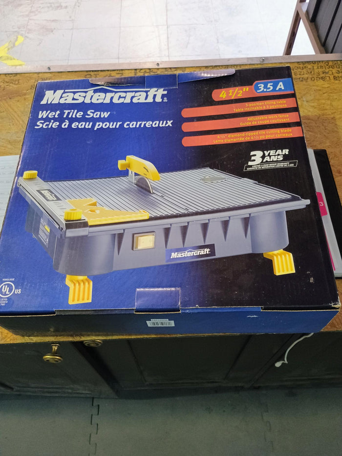 Mastercraft Wet Tile 4-1/2-in Saw