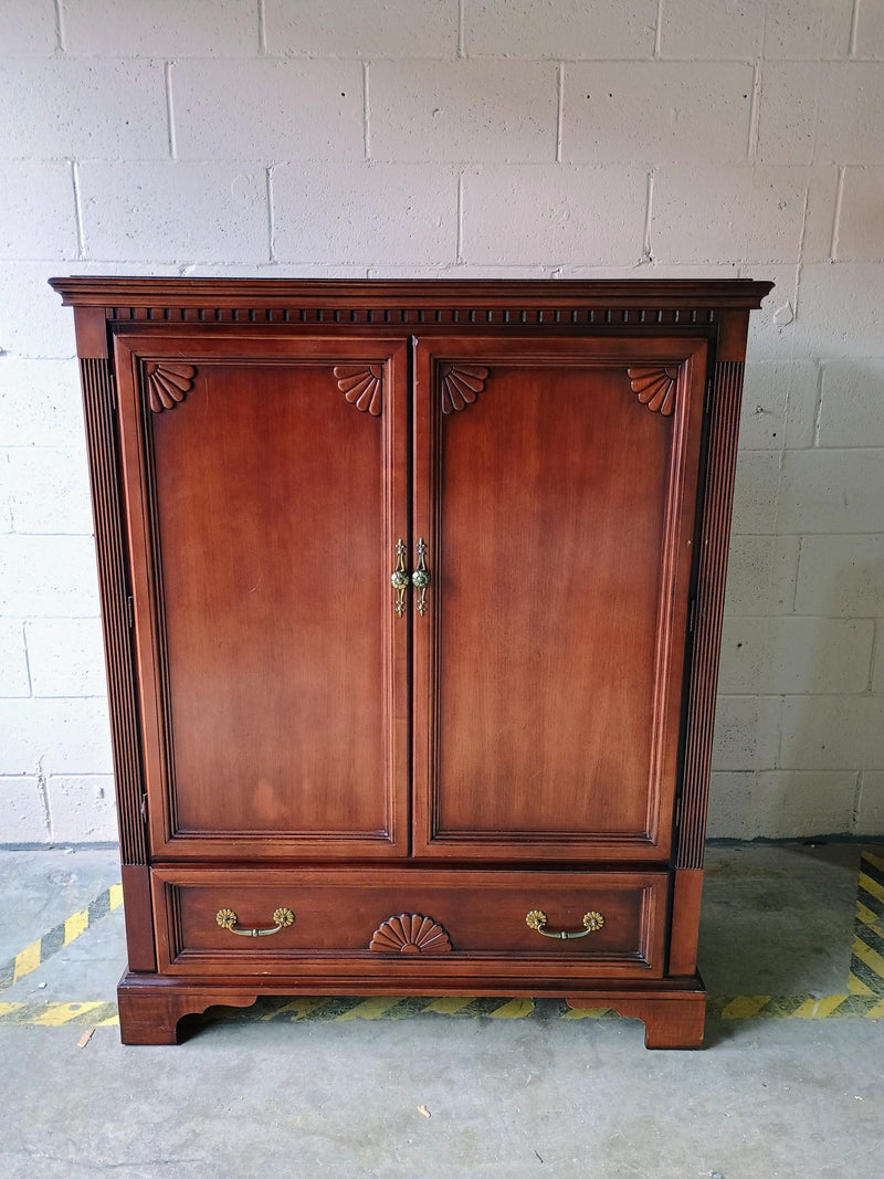 Tallboy Armoire with Hidden Drawers