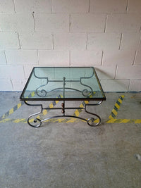 Glass Top Square Coffee Table