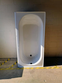 Metal Right Hand Drain Bathtub