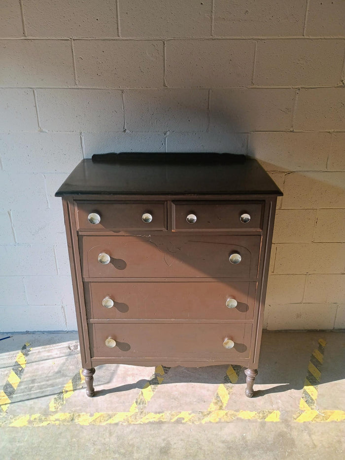 Vintage Tall Boy Dresser