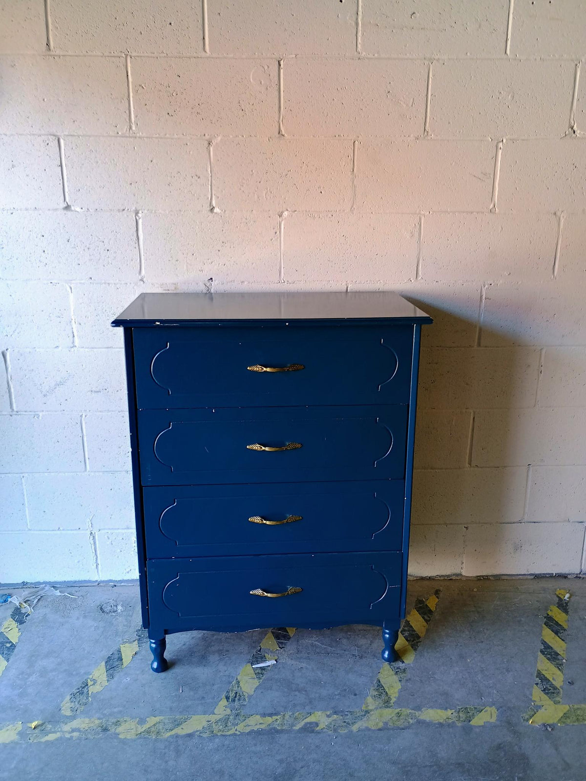 Blue Painted Tallboy
