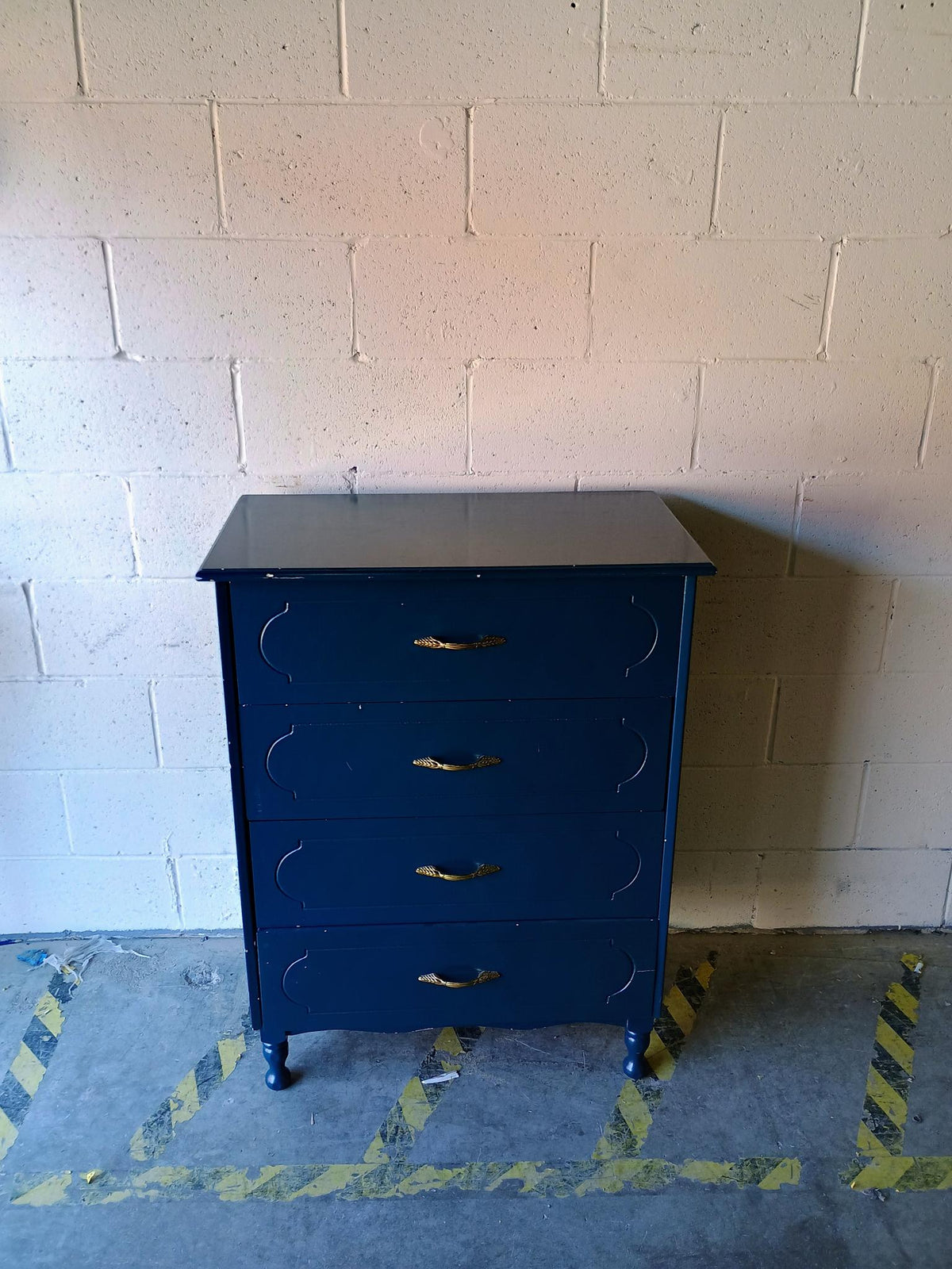 Blue Painted Tallboy