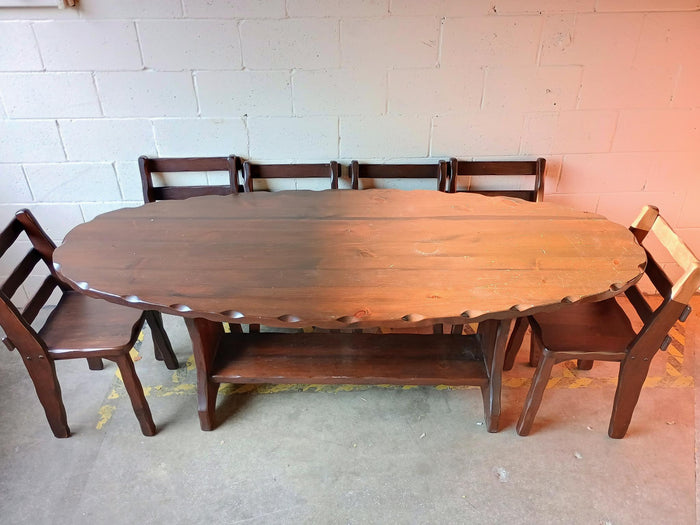 Large Oval Kitchen Set