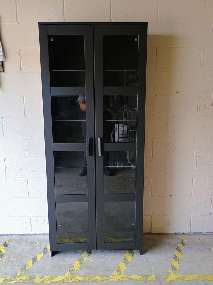 Display Cabinet With Glass Shelves by Ikea