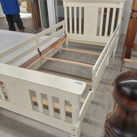 44.5"W Cream Bed Frame - Twin