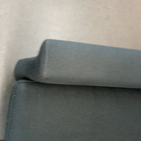 60"W Gray Fabric Love Seat