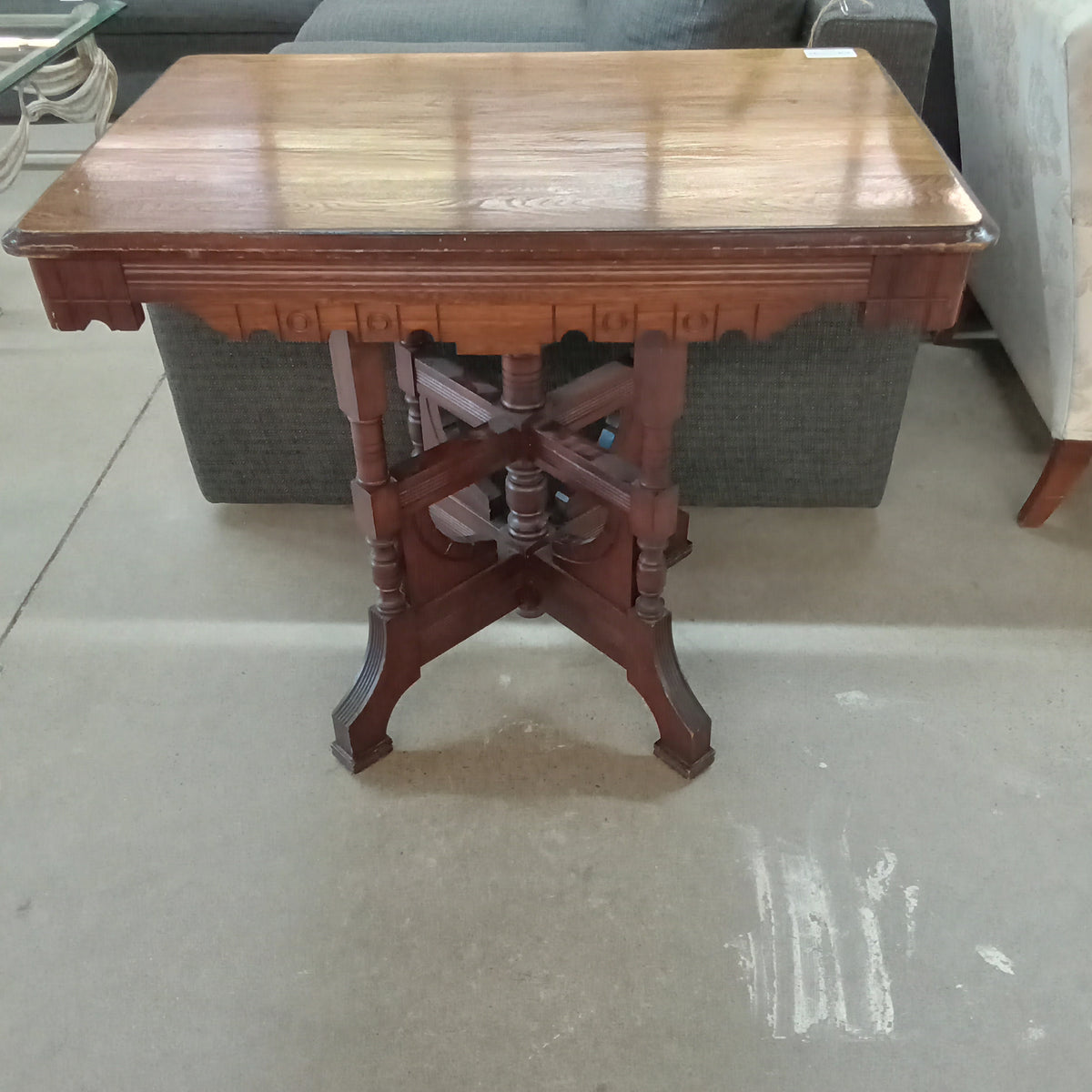 33"W Solid Wood Console Table