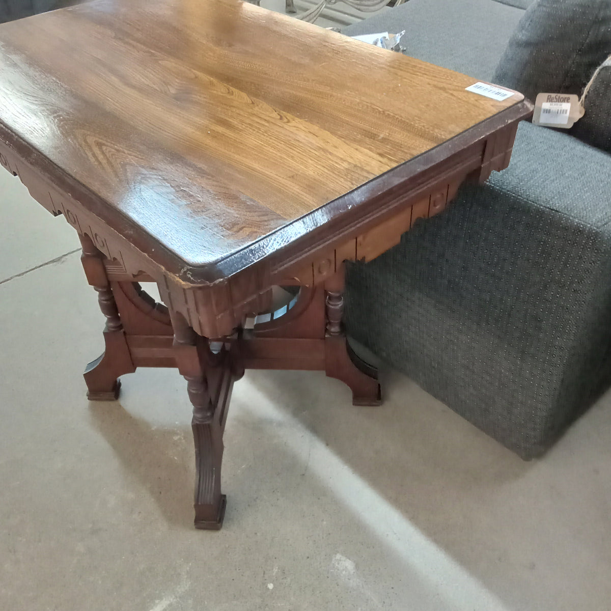 33"W Solid Wood Console Table