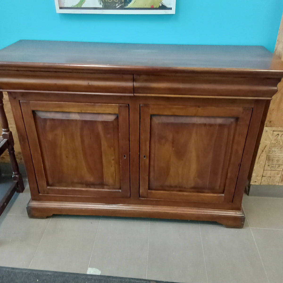 64"W Solid Wood Sideboard