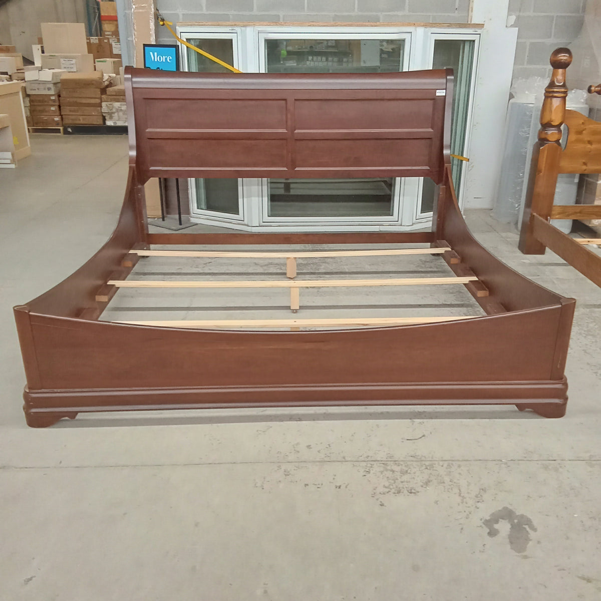 84"W Solid Wood Bed Frame - King