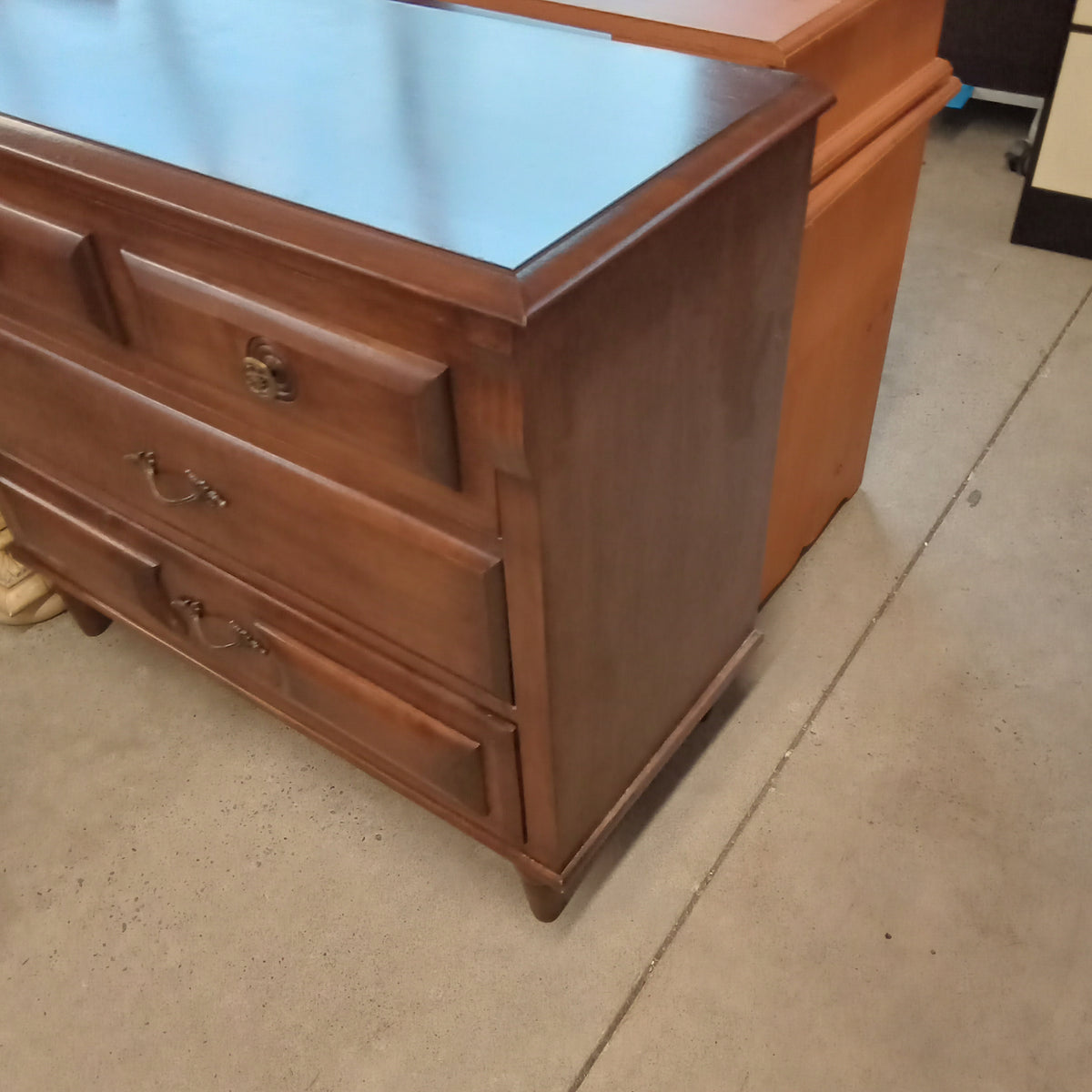 36"W 3-Drawer Wood Dresser