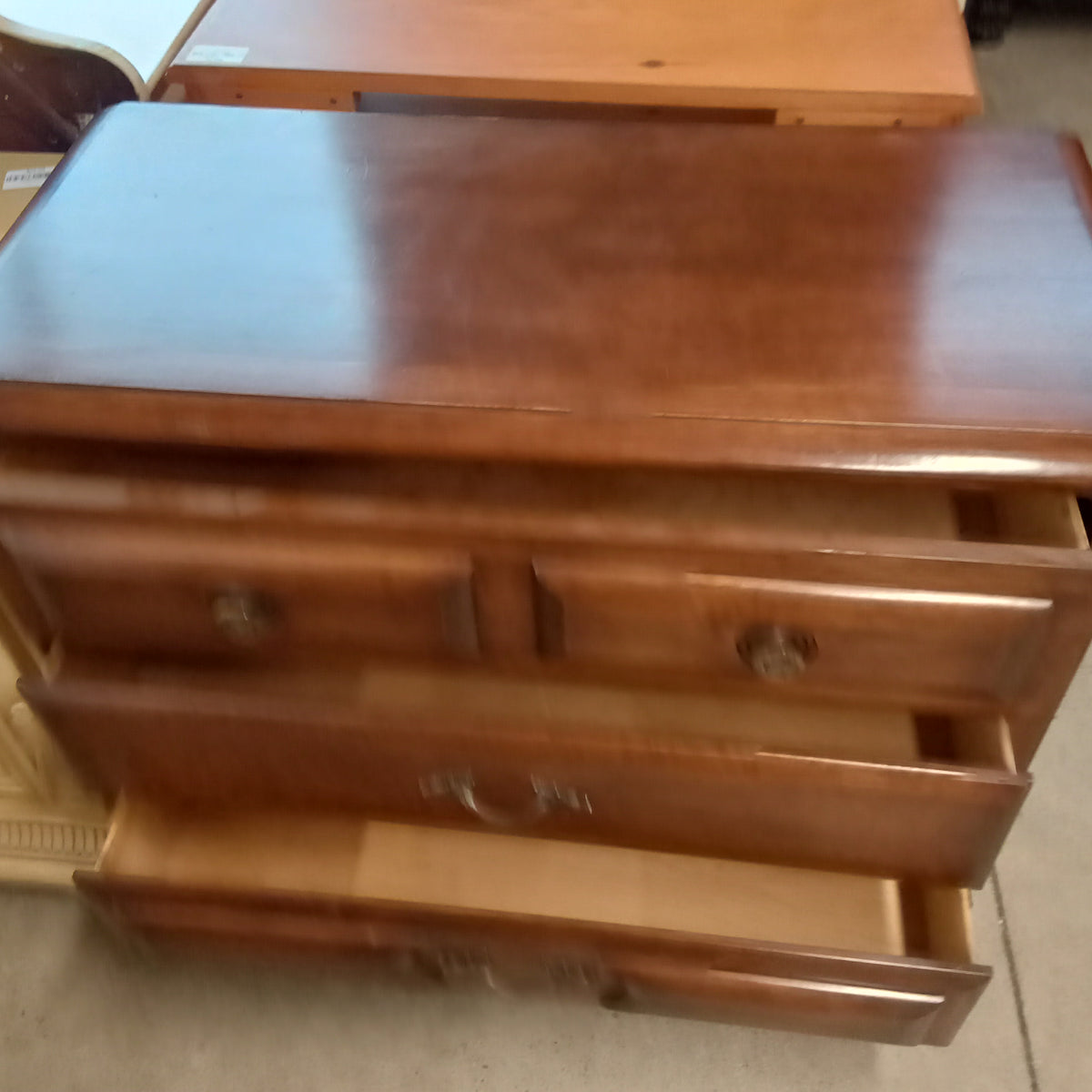 36"W 3-Drawer Wood Dresser
