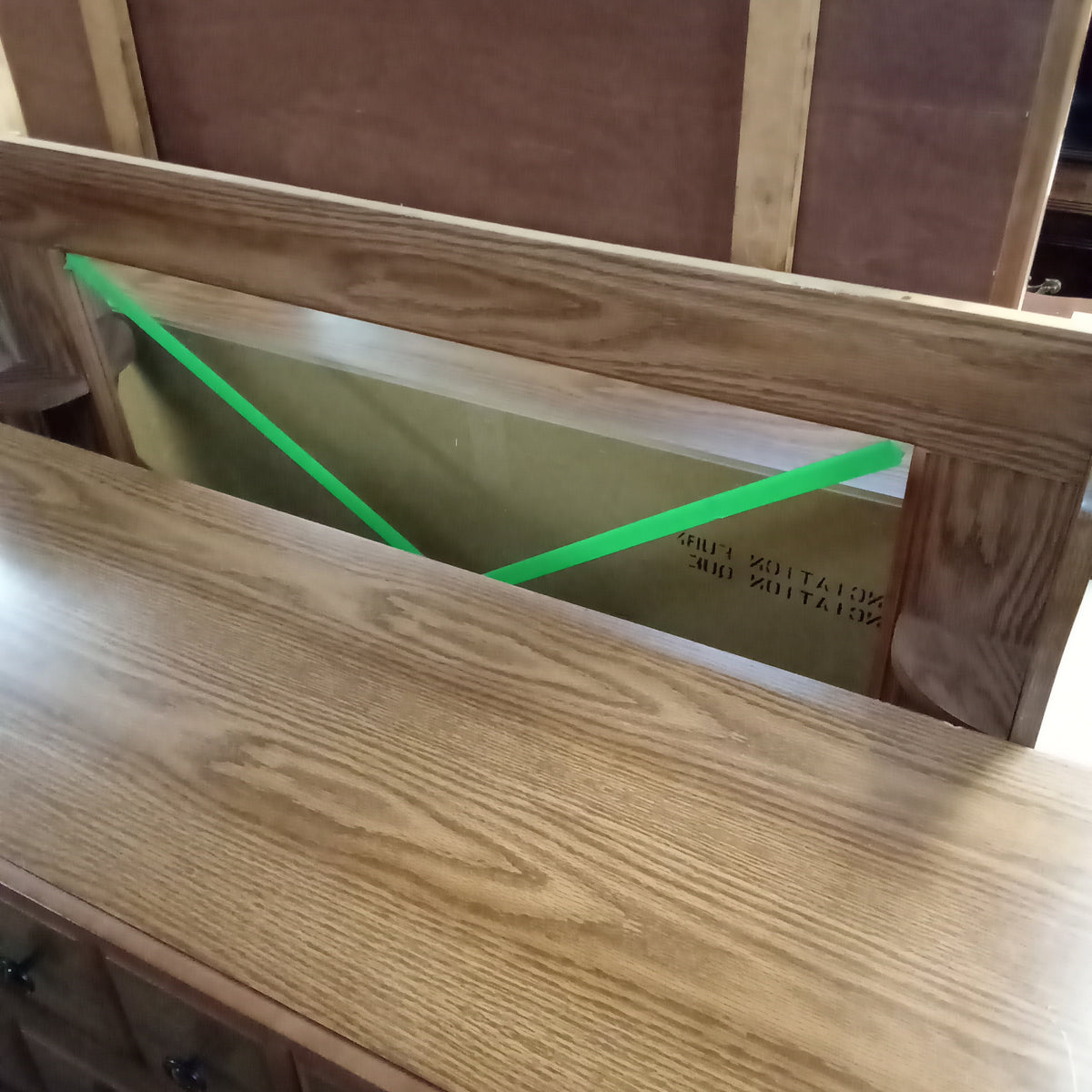 63"W 9-Drawer Dresser with Mirror
