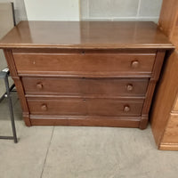 43.5"W 3-Drawer Wood Dresser
